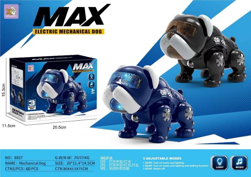 B/O MAX DOG W/ LIGHT & MUSIC - 8827