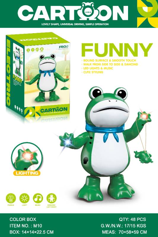 B/O FROG W/ LIGHT&MUSIC - M10