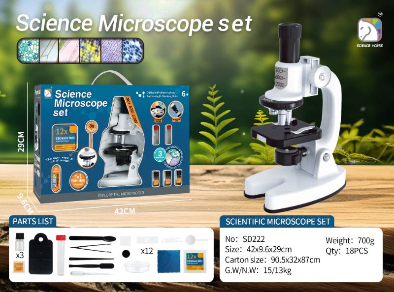 SCIENCE MICROSCOPE SET - SD222