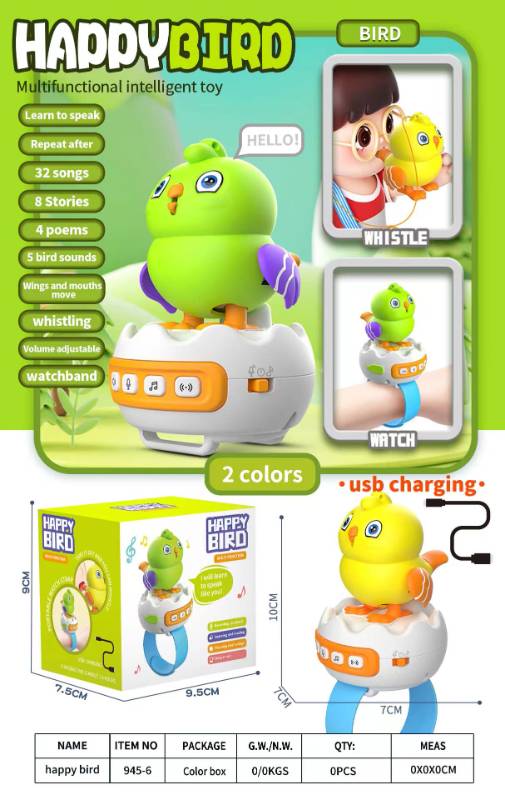HAPPY BIRD MULTIFUNCTIONAL TOY - 945-6