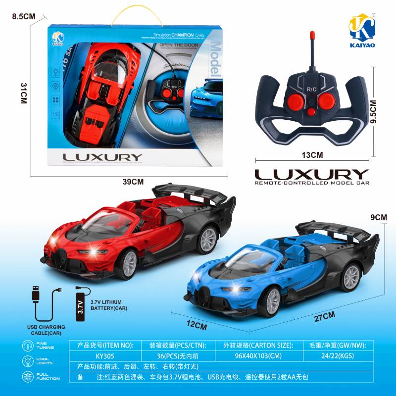 1:16 R/C CAR W/USB CHARGER - KY305