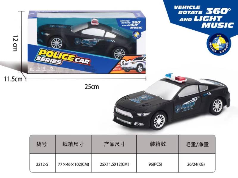 B/O CAR W/ LIGHT & MUSIC -  45789