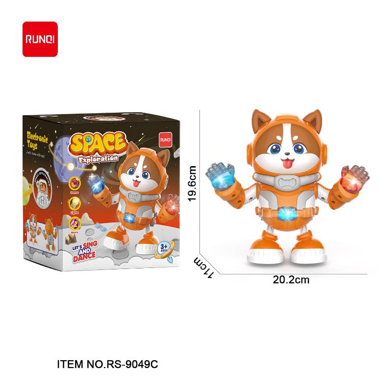 B/O DOG ANIMAL W/ LIGHT&MUSIC - RS-9049C