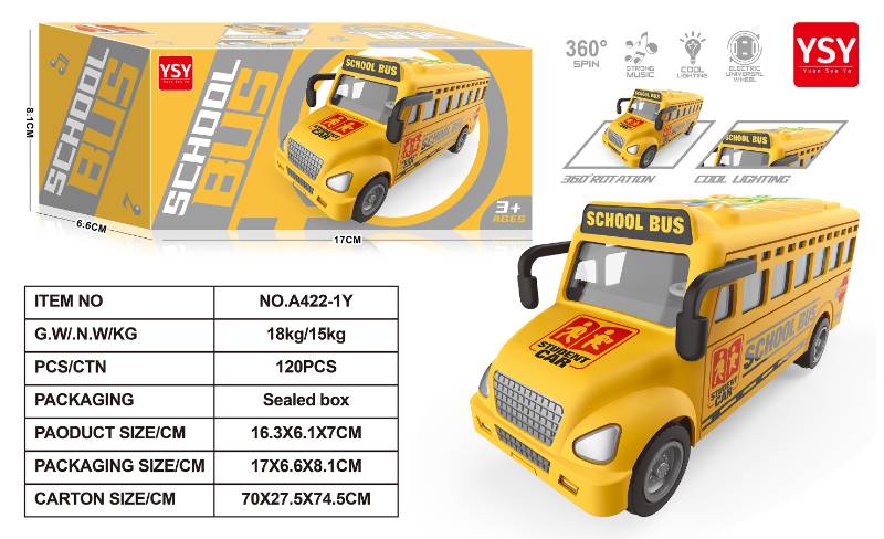 B/O BUS W/ LIGHT & MUSIC - A422-1Y
