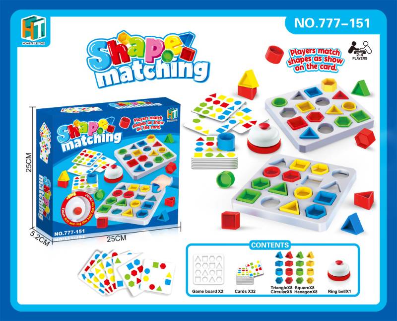 SHAPE MACHING GAME - 777-151