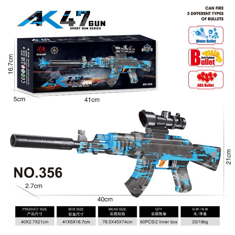 AK 47 WATER BULLET GUN - 356