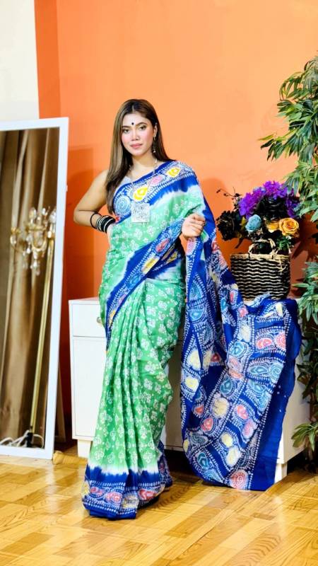 কটন শাড়ি 💚