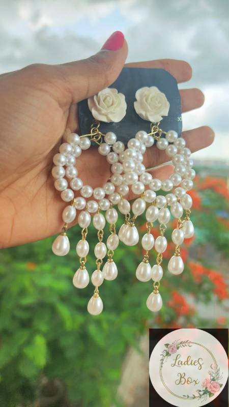 Pearl Jhumka 🪷