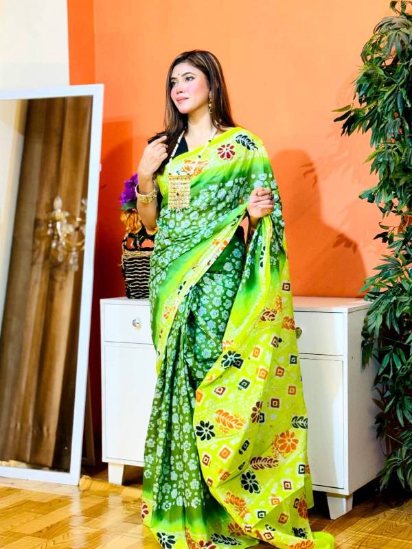 কটন শাড়ি 💛