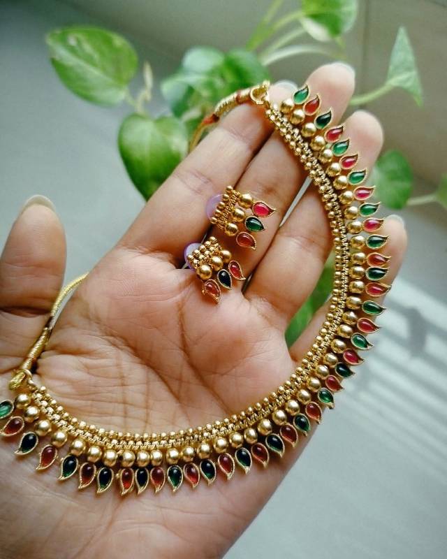 Gold Plated Stone haar💗