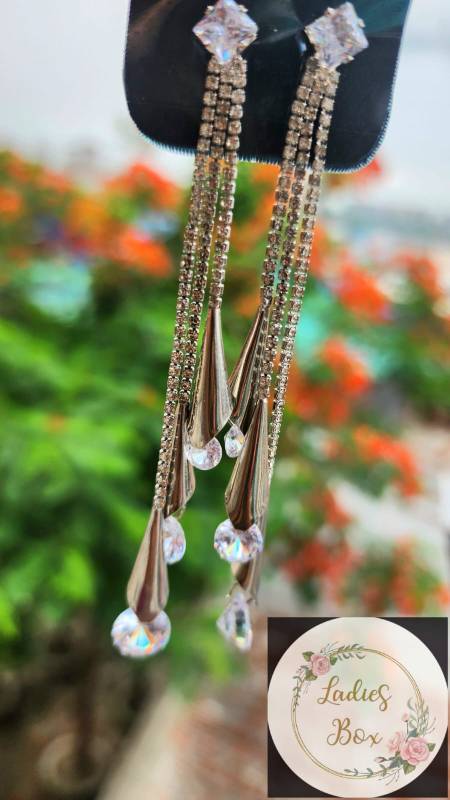 Rhinestone Tassel Earring🥀