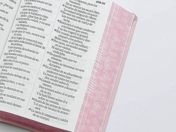 Biblia RVR1960 , Mujer Virtuosa,  Letra Super Gigante