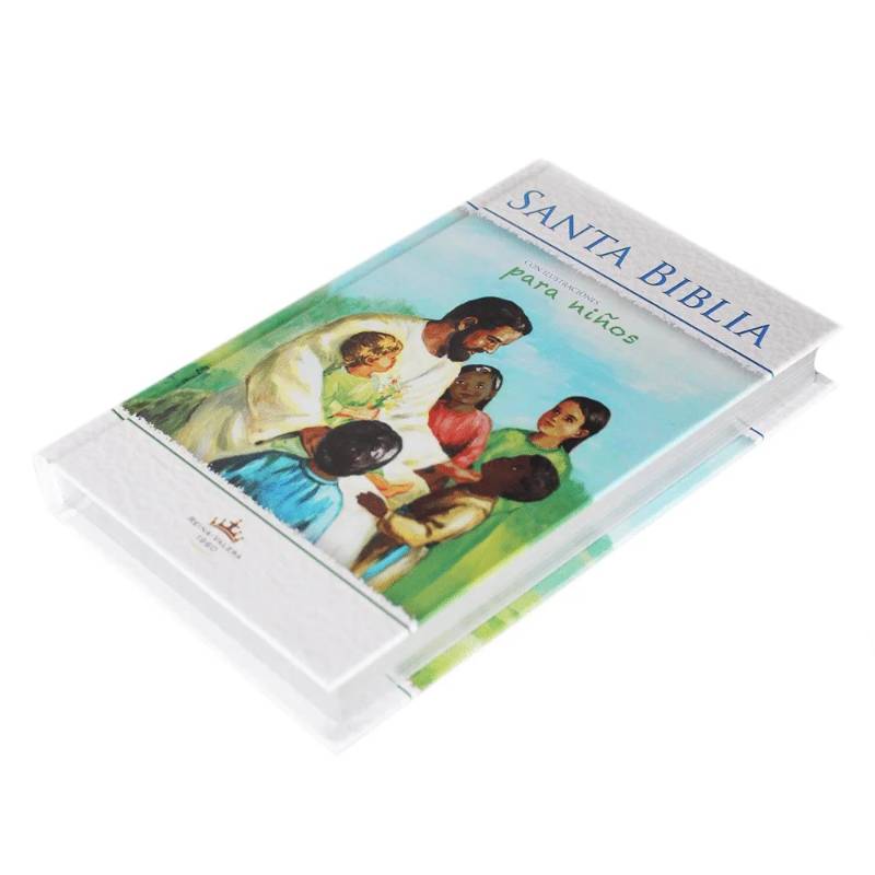 Biblia Ilustrada para Niños Reina Valera 1960 Filo Plateado