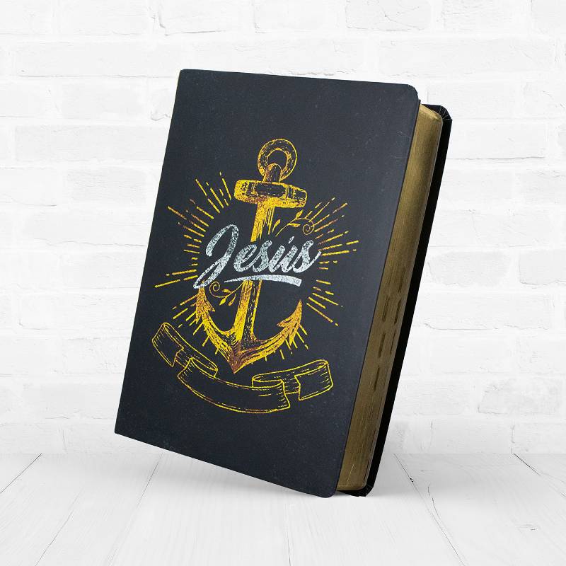 Biblia RVR1960 Letra Grande 12 puntos Ancla