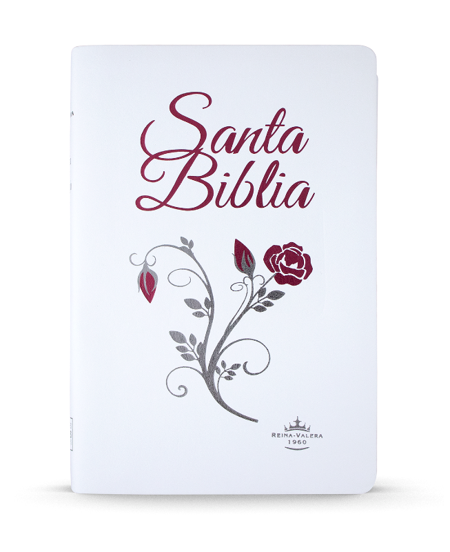 Biblia RVR1960 Canto Floreada con índice