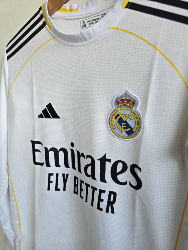 REAL MADRID 25-26 HOME FULL SLEEVE KIT