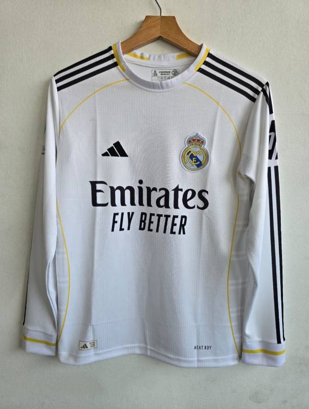 REAL MADRID 25-26 HOME FULL SLEEVE KIT