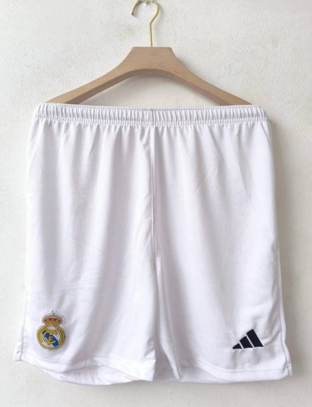 REAL MADRID WHITE SHORTS