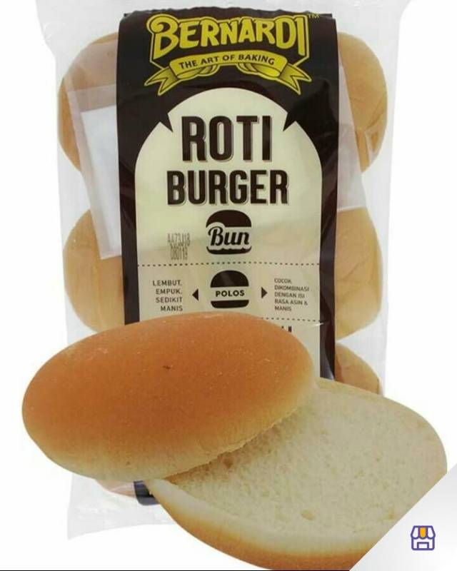 BERNARDI ROTI BURGER POLOS 6 PCS