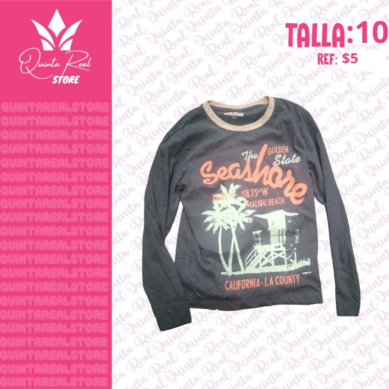 Franela para niños con diseño estampado