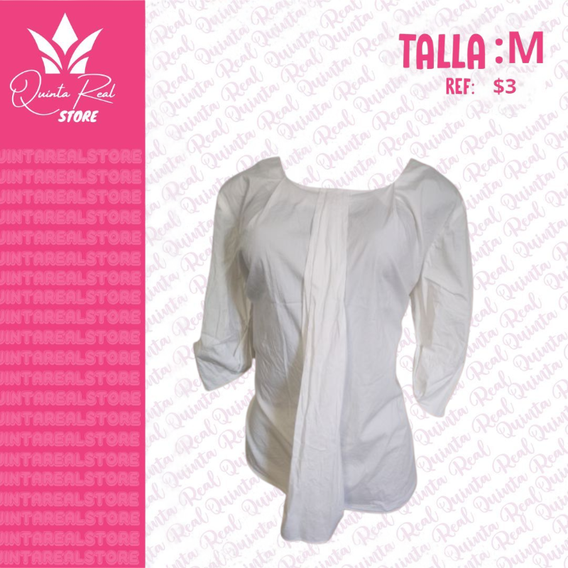 Blusa ajustada con pliegue delantero
