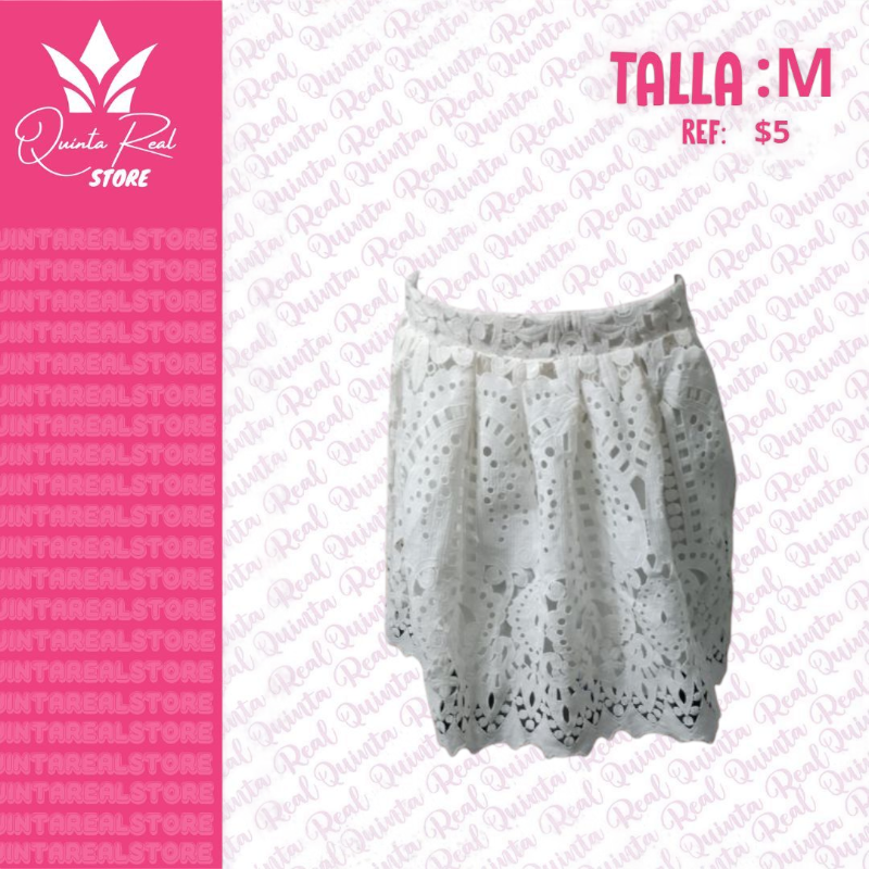 Falda para Dama con Encaje