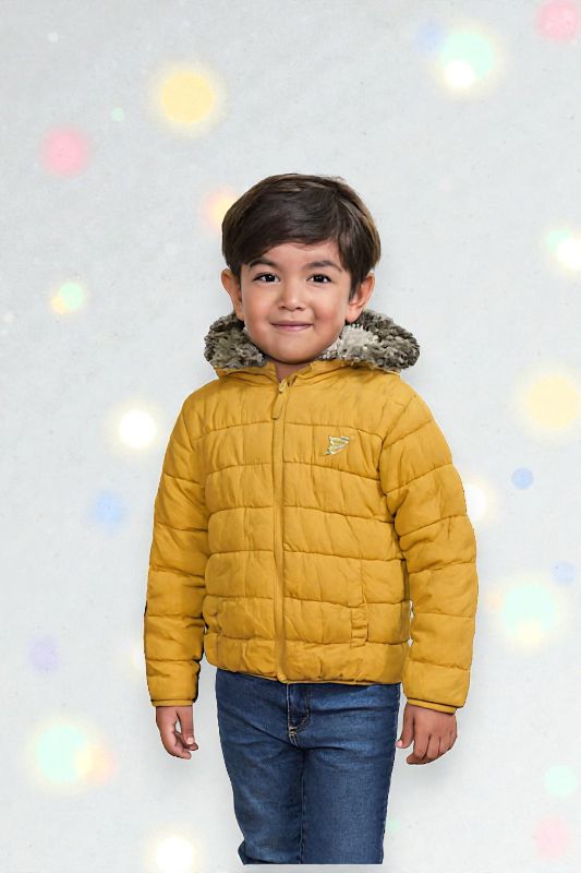 Abrigo de Invierno para niño con capucha impermeable