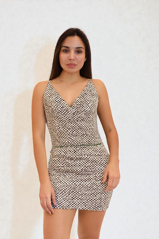 Vestido para Dama cuadriculado