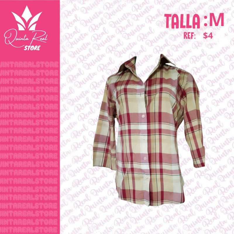 Camisa para Damas de cuadros