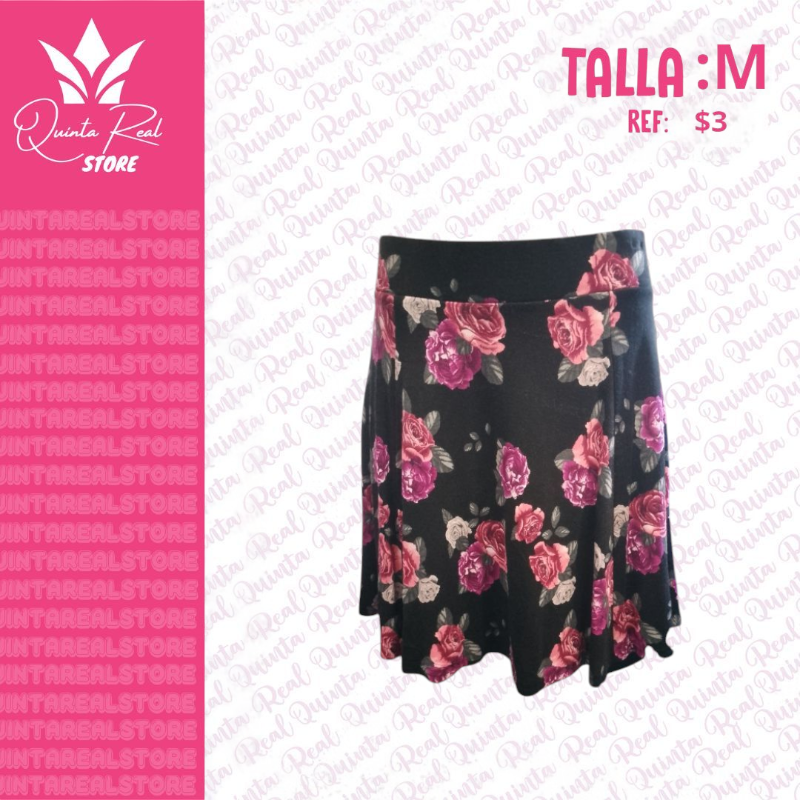 Falda de Flores para Dama