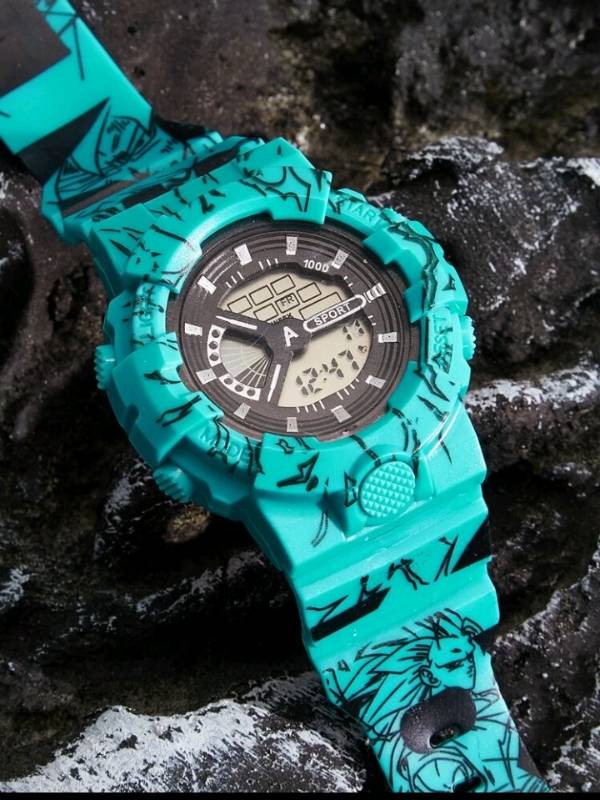 Reloj digital con diseño de Anime