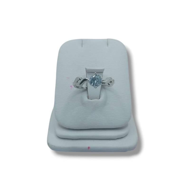 Anillos plateados ajustables