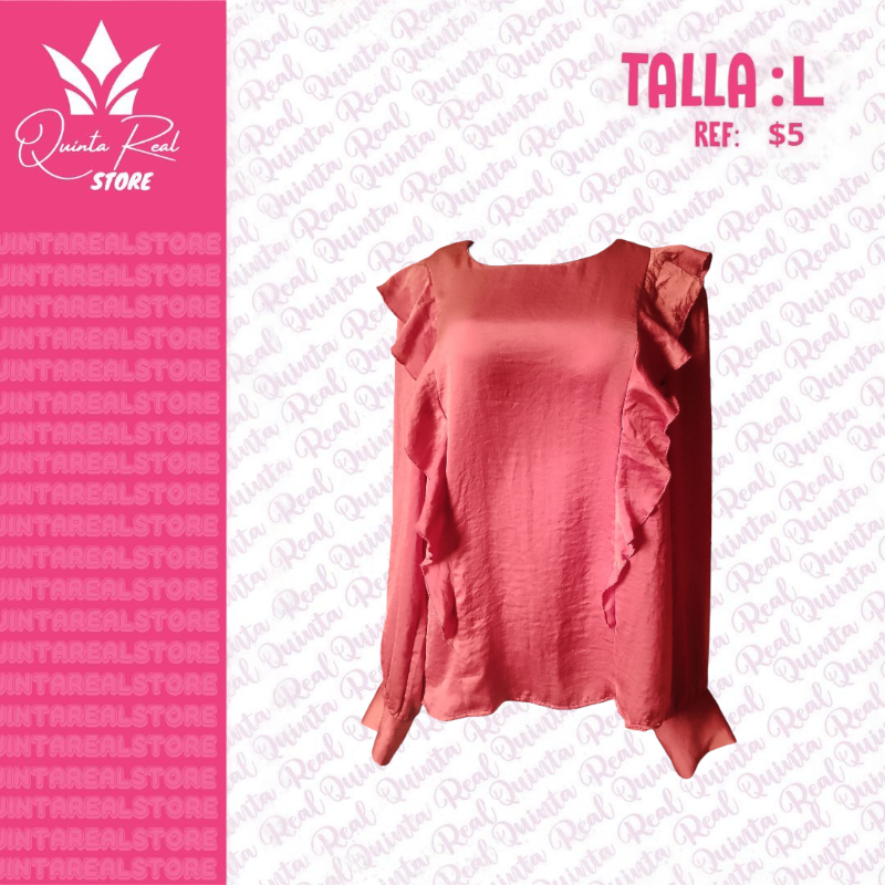 Blusa para dama con capas verticales