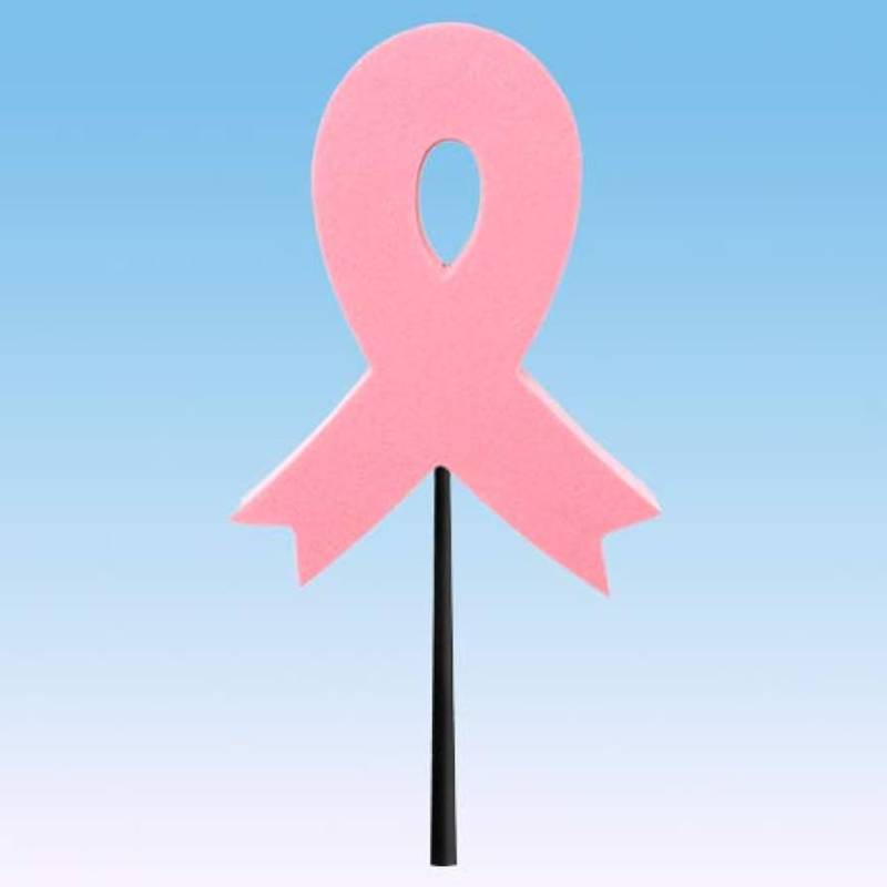 Topper para antena de carro prevencion contra el cancer de mamá