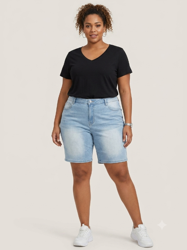Short para dama con diseño prelavado