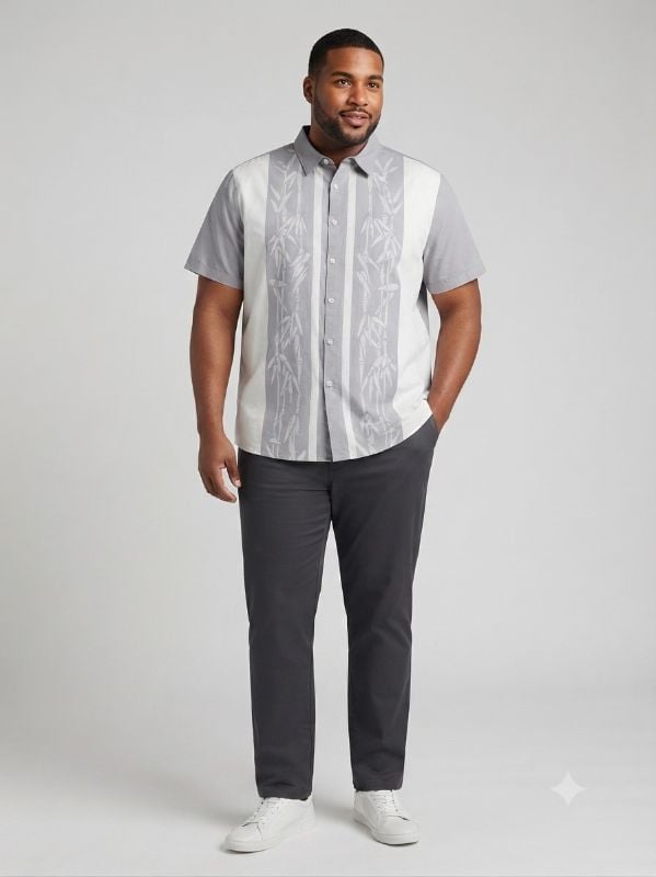 Camisa casual de manga corta