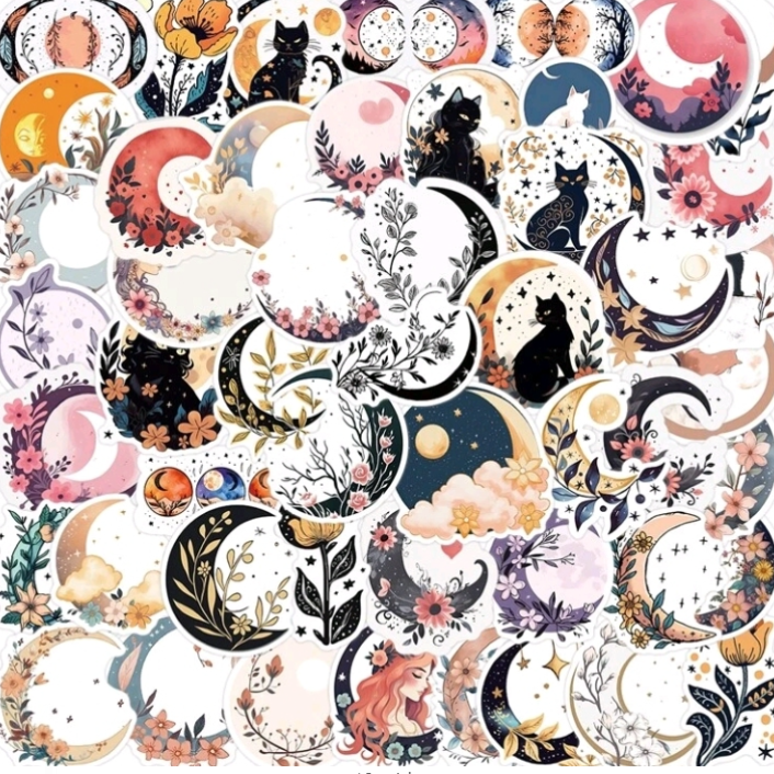 Stickers Gato 10 unid.