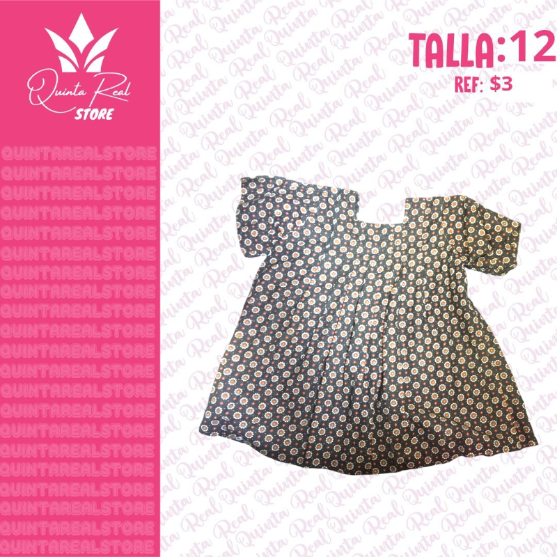 Blusa para niña acampanado