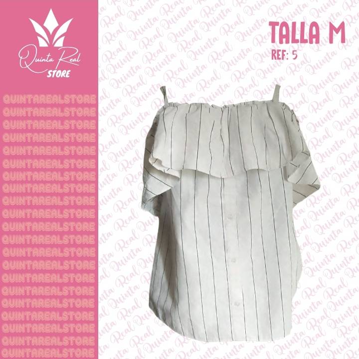 Blusa con capas y hombros descubiertos para Dama