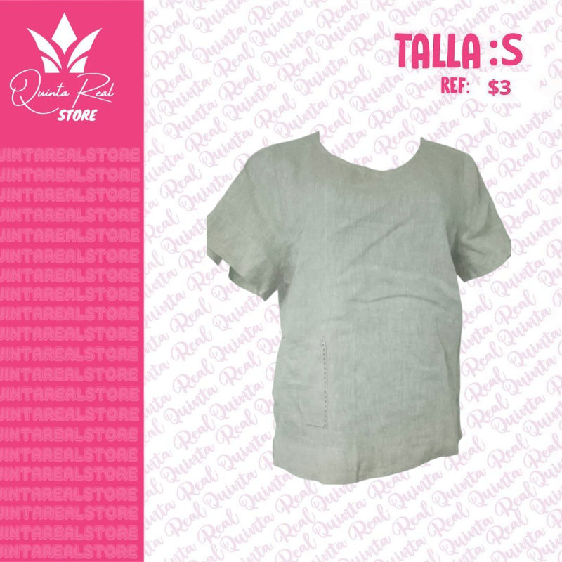Blusa para dama tela cruda