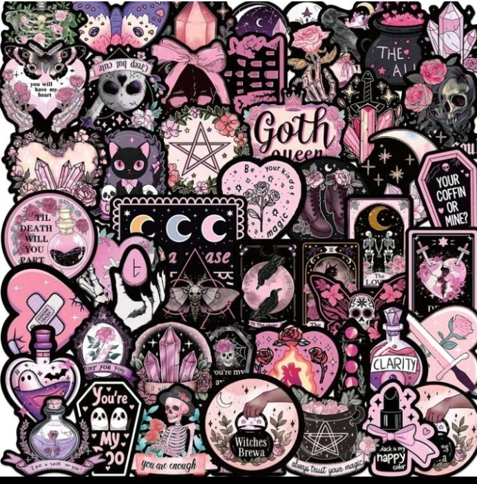 Stickers Goth 10 unid.