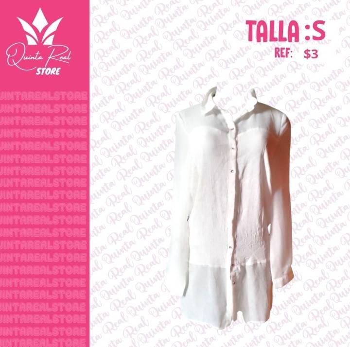 Camisa manga larga con detalles de transparencia