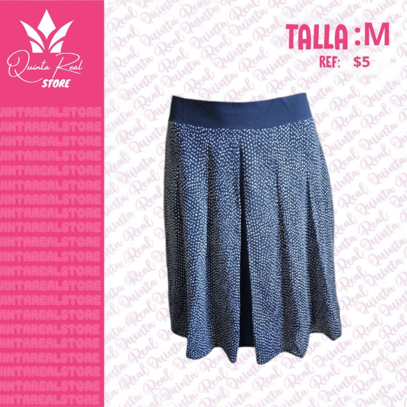 Falda con lunares para dama