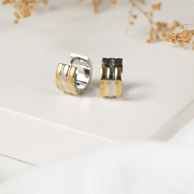 Huggies pequeños dos tonos