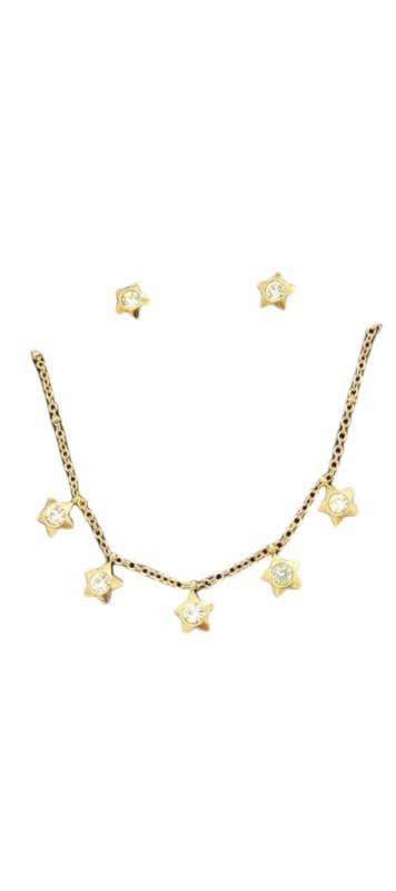 Juego de cadena y topitos de estrella