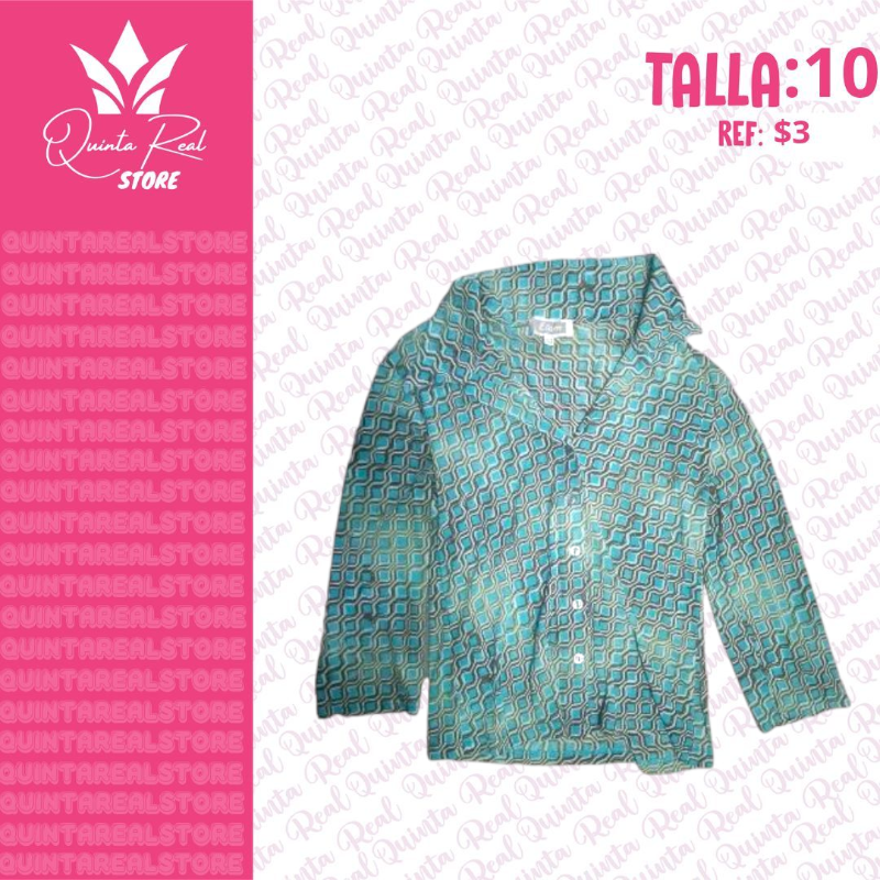 Camisa para Niña manga larga estampada