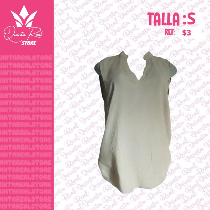 Blusa para dama con cuello tipo V