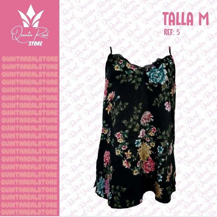 Blusa de tirantes para Dama Seda