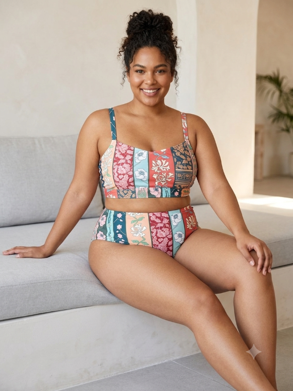 Traje de Baño con diseño estampado