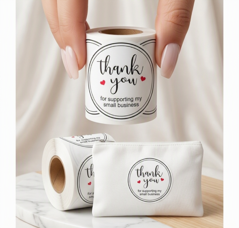 Rollo de Stickers "Thank You"